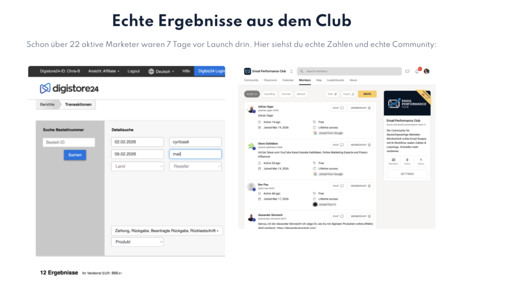 Email Performance Club, Chris Boenig Erfahrungen, E-Mail Marketing Strategie, Affiliate Marketing 2026, Online Geld verdienen, Email Performance Club Test, Listenaufbau Anleitung