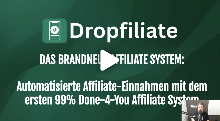 Dropfiliate Erfahrung