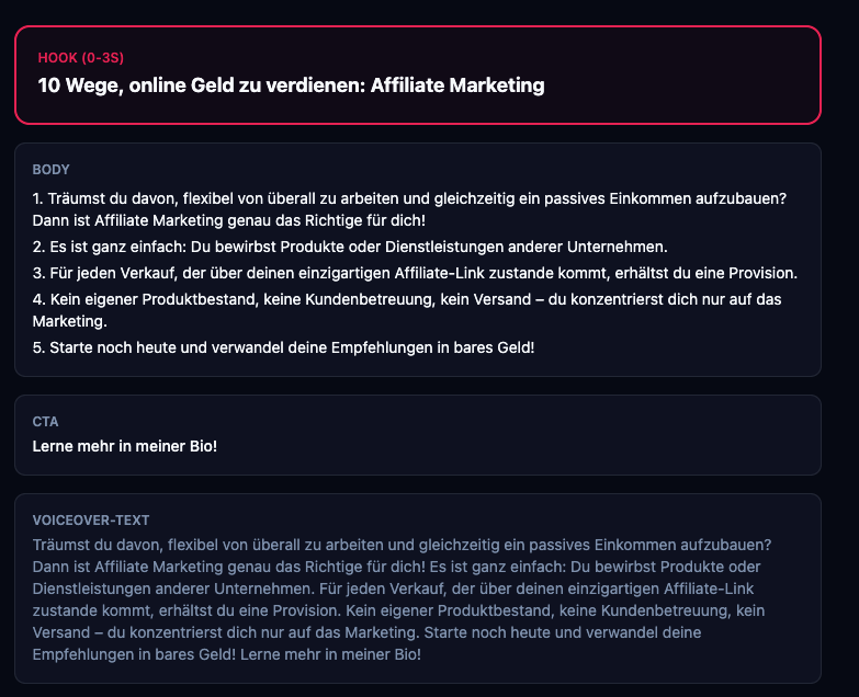 TikPoster Erfahrungen, TikTok, Affiliate Marketing, Webpirat, Onai Osman